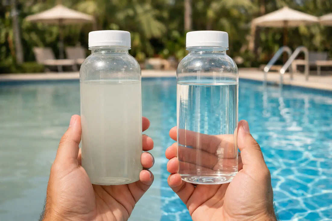 Clarificador para agua turbia de alberca eficaz