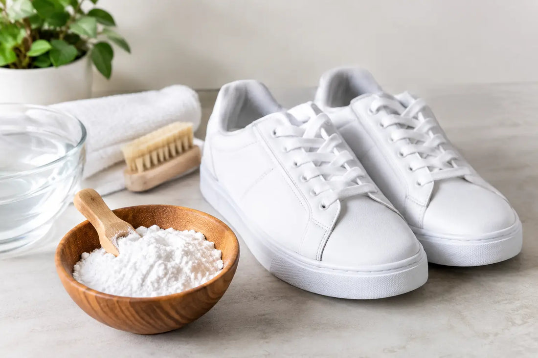 Cómo usar percarbonato para lavar tenis blancos