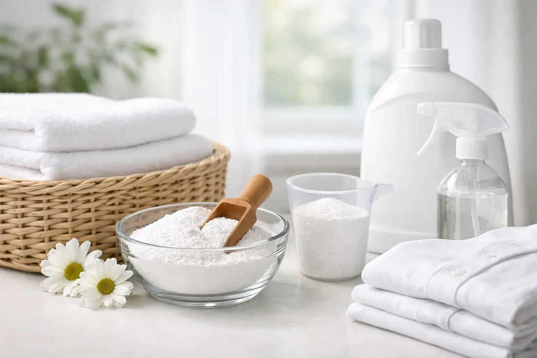 Cómo usar percarbonato en ropa blanca sin dañarla