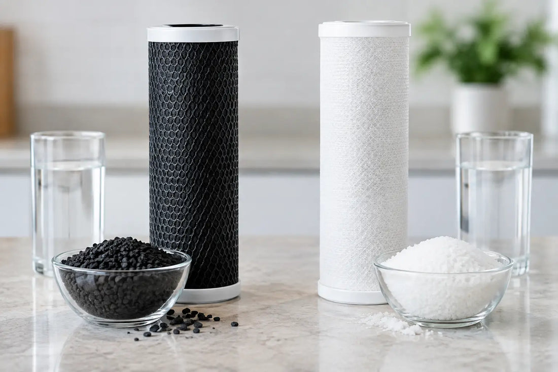 Filtro carbón versus sedimentos: cuál necesitas