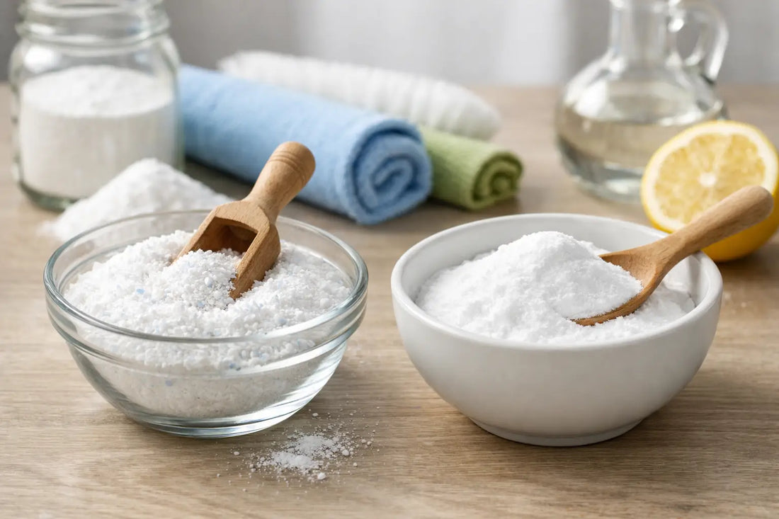 Percarbonato versus bicarbonato para limpieza