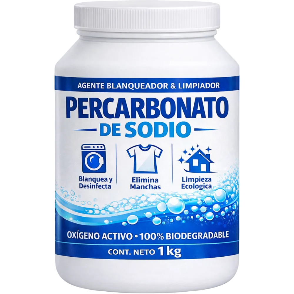 Percarbonato de Sodio | Oxígeno Activo en Polvo para Limpieza