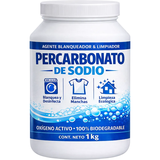 Percarbonato de Sodio | Oxígeno Activo en Polvo para Limpieza