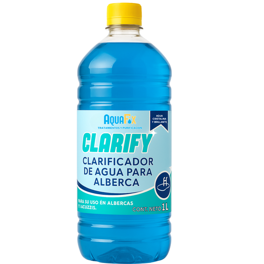 Clarificador para Albercas y Piscinas Clarify 1L. Tratamiento Profundo