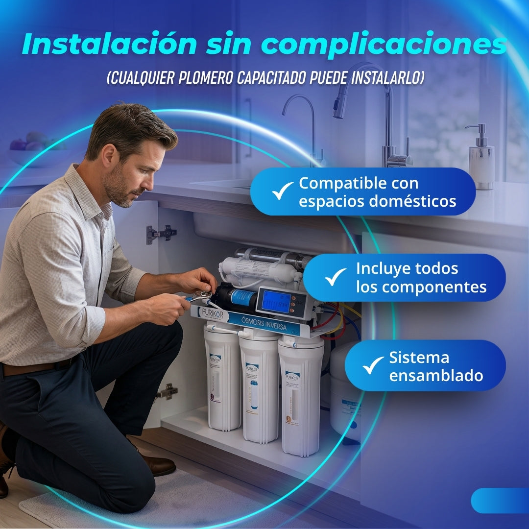 PURIKOR SISTEMA OSMOSIS INVERSA 6 ETAPAS