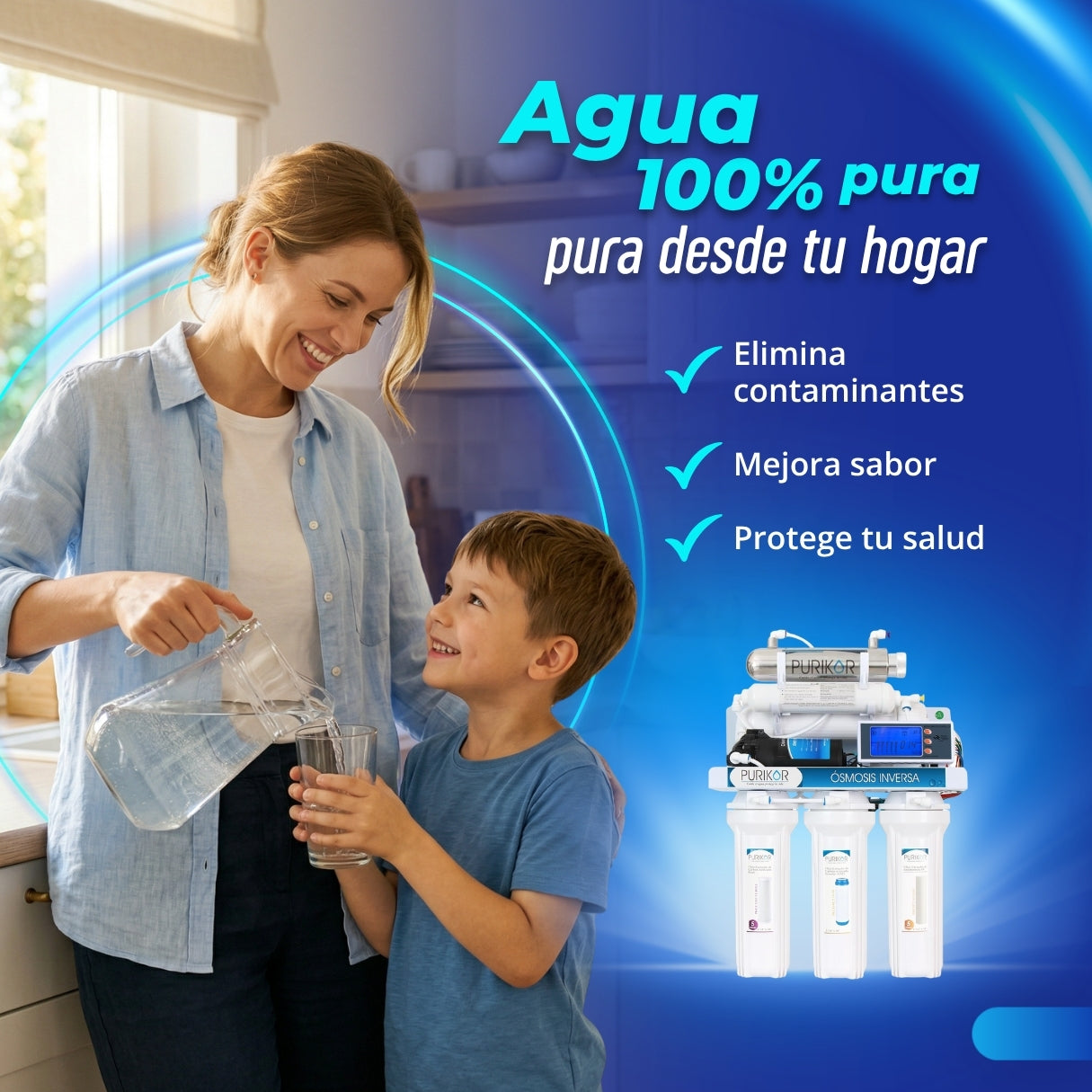 PURIKOR SISTEMA OSMOSIS INVERSA 6 ETAPAS