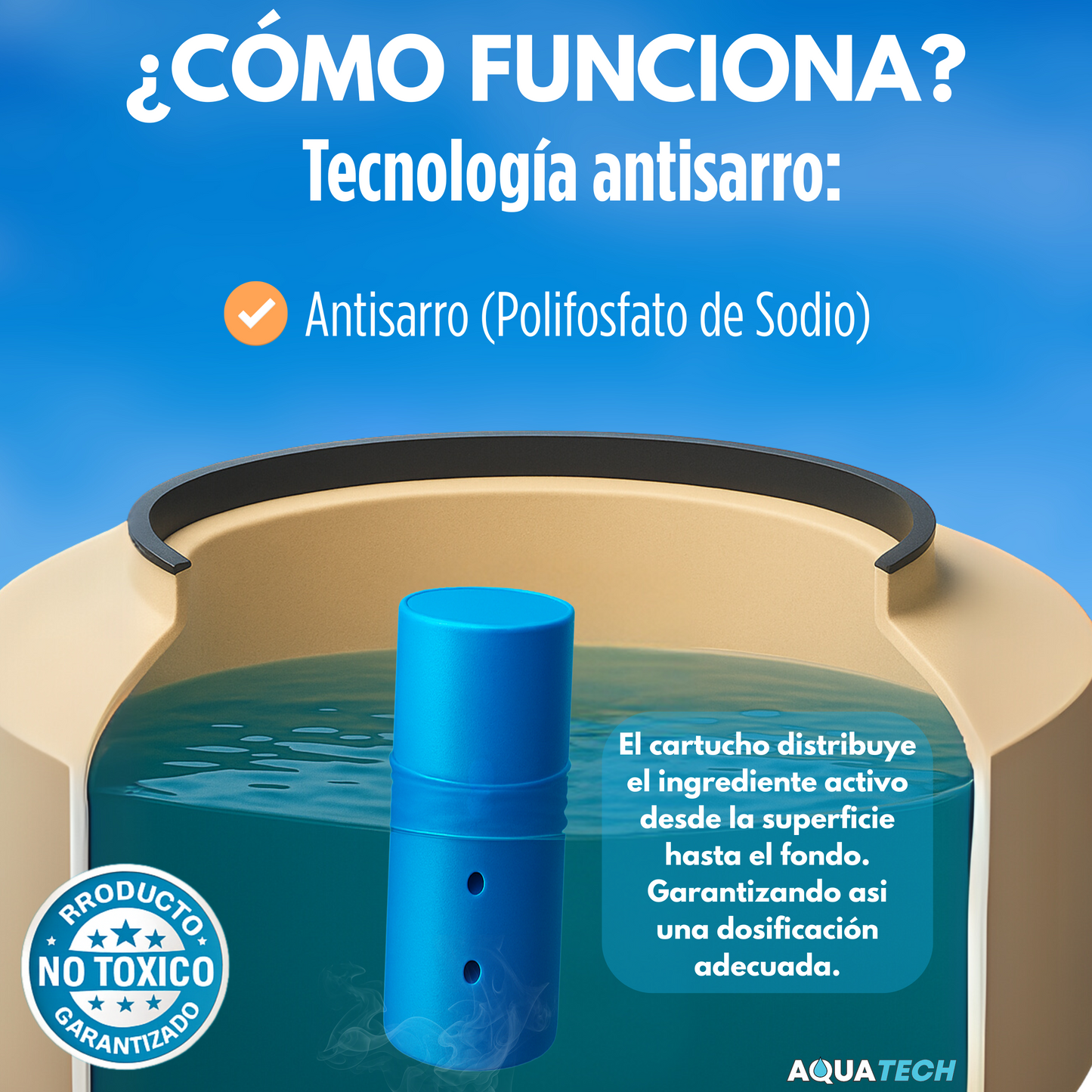 Sistema Antisarro para Cisternas de 1,100 a 2,400 L