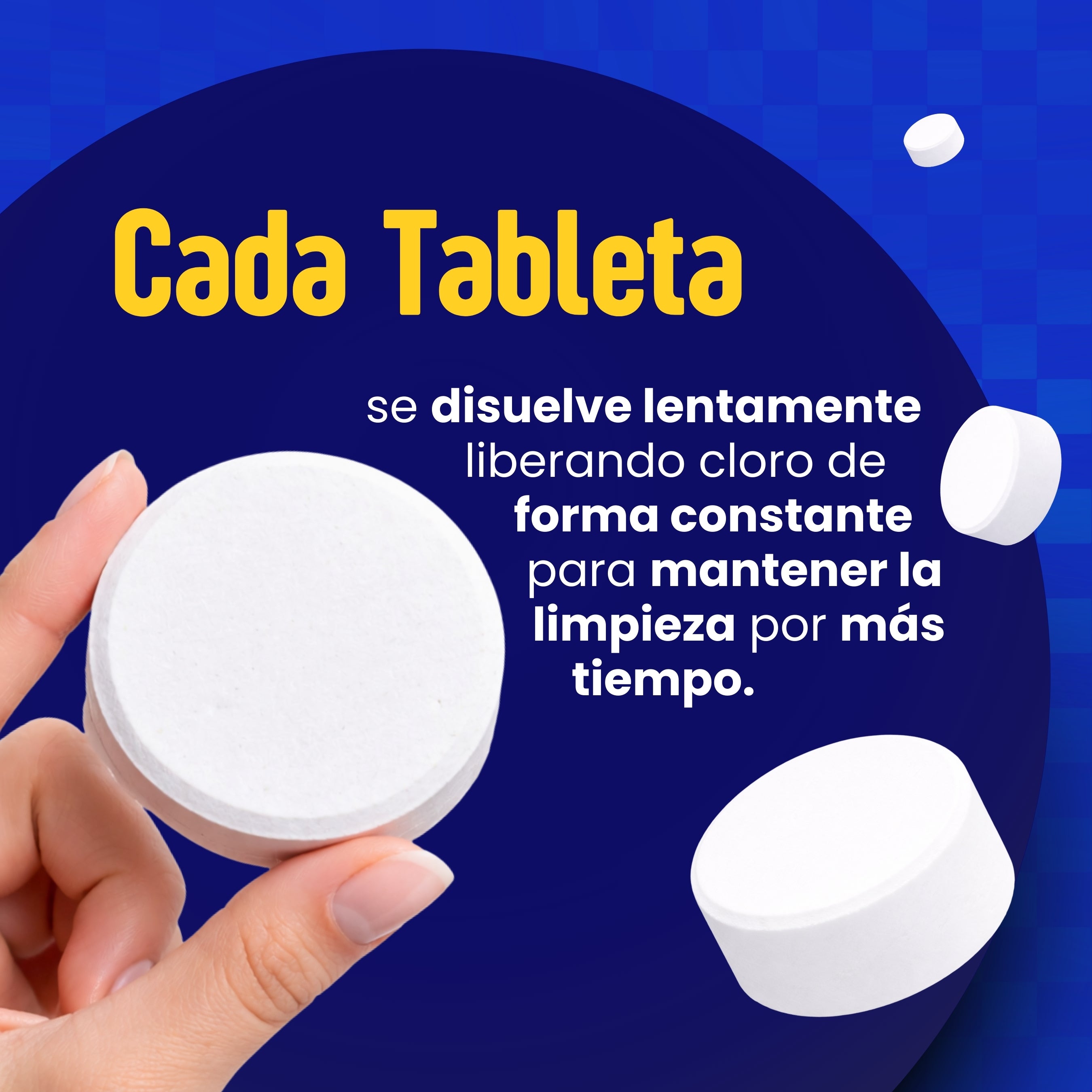 AQUAFIX 10 KG Tabletas Tricloro 3'' para Albercas, Jacuzzis, Depósitos
