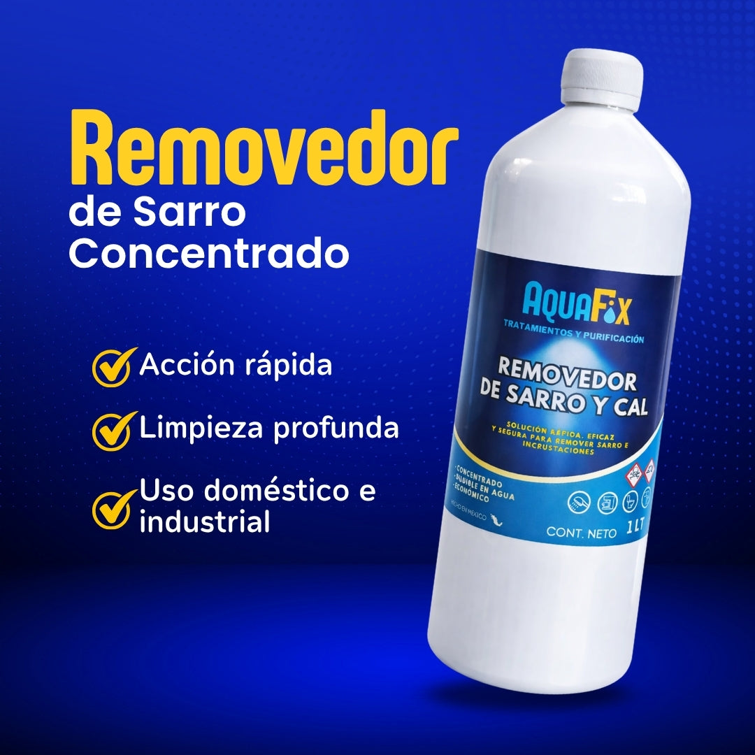 Removedor de Sarro Concentrado. Sarricida Limpieza Efectiva de Baño 1L