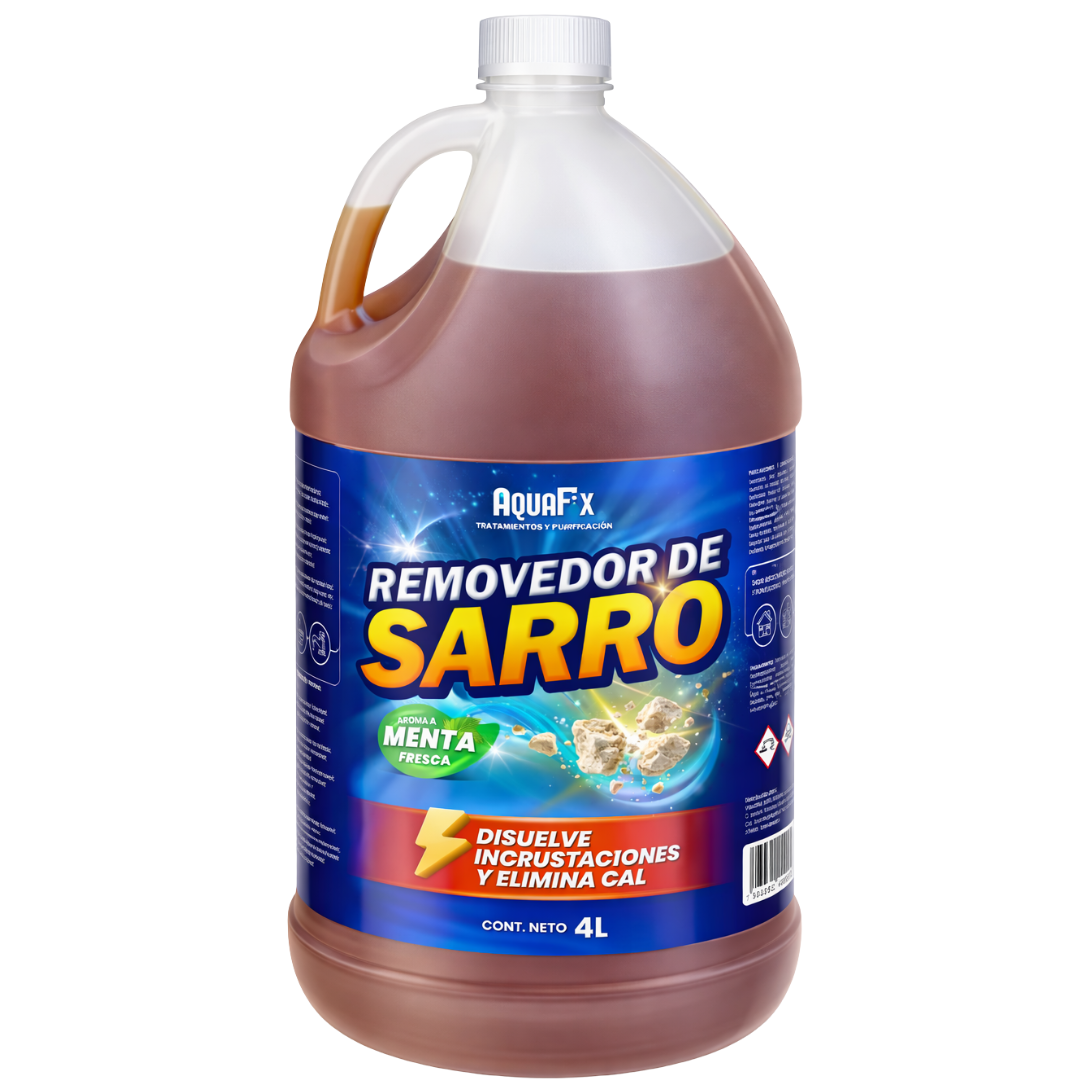 Removedor de Sarro Concentrado. Sarricida 4 LITROS. Limpieza Efectiva