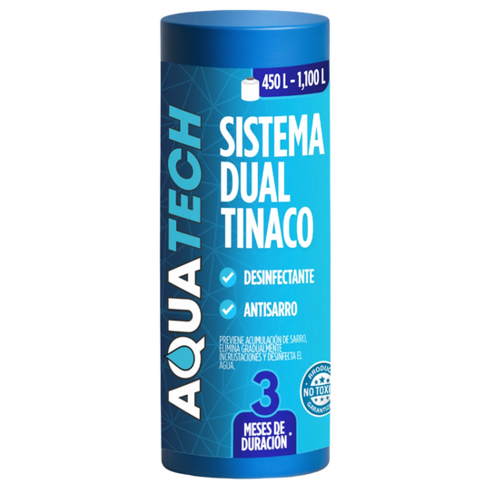 Sistema Dual Antisarro y Desinfectante Para Tinaco de 450 a 1,100 L
