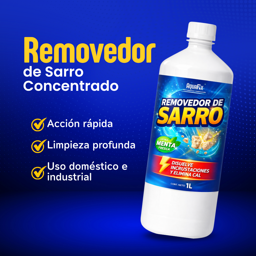 Removedor de Sarro Concentrado. Sarricida Limpieza Efectiva de Baño 1L