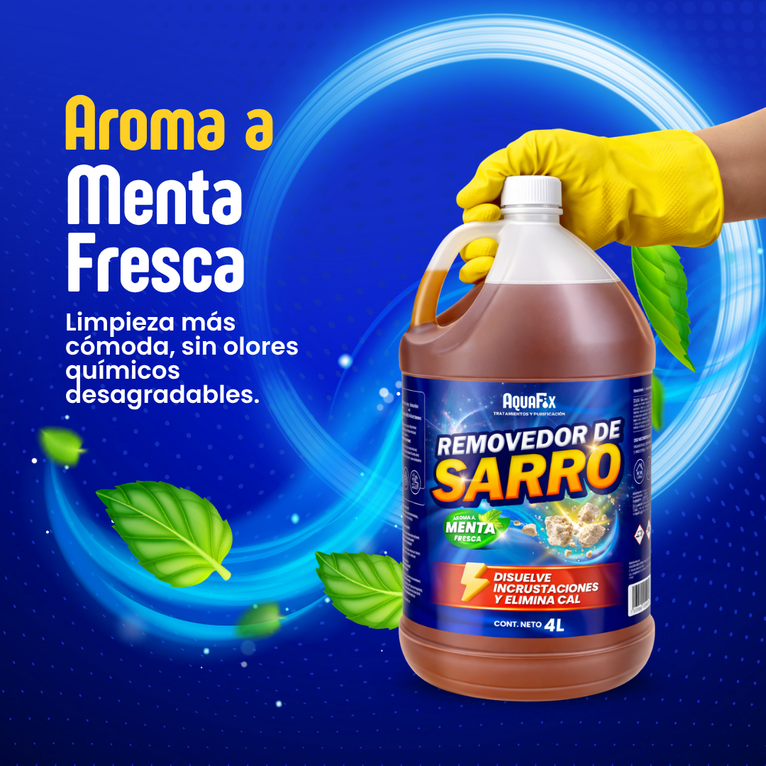Removedor de Sarro Concentrado. Sarricida 4 LITROS. Limpieza Efectiva