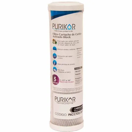 PURIKOR REPUESTO OSMOSIS INVERSA 6 ETAPAS 1 AÑO
